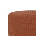 thumbnail image 6 of Ottoman Cover Round Slipcover Footstool Protector Soft Stretch Fabric for Bedroom Living Room Furniture, 6 of 9