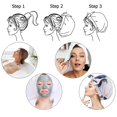 thumbnail image 4 of Luxury Shower Cap For Women, Waterproof Bowknot Bathing Caps, Reusable Shower Caps, Multi-Functional Shower Cap, Home Bathroom Headgear, 4 of 5