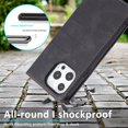 thumbnail image 3 of For Apple iPhone 14 Pro Max Case Magnetic Flip Leather Card Slot Wallet Stand Shockproof Cover, 3 of 5