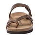thumbnail image 3 of CUSHIONAIRE Sandalia Mujer Luna Plantilla Corcho con +Comfort BROWN OILY 7.5, 3 of 5