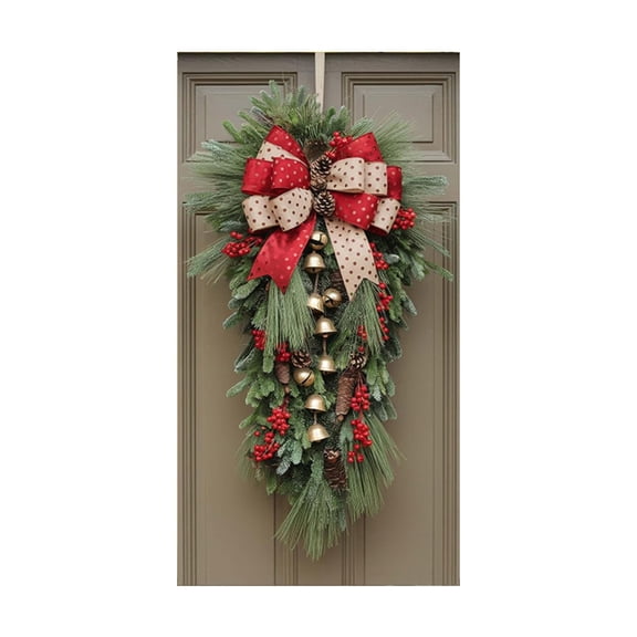 35 x 71 Inch Christmas Door Cover Decoration for Indoor Outdoor Use, Novelty Christmas Door and Wall Decor for Home Party Festival Celebration, A, Photo Background