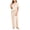 Beige, variant on Fashion 2 Piece Sets for Women,Silk Pajama Sets for Women 2 Piece Cute Satin Pj Set Soft Short Sleeve Top And Pants Pjs Casual Spring Sleepwear My Items