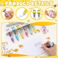 thumbnail image 3 of 24 juegos de bolígrafos multicolores 4 en 1 con forma de abeja Sayglossy, 3 of 6