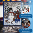 thumbnail image 3 of Gift Essentials Adult Puzzles 1000 Pieces Stonewall Snowman Jigsaw Puzzle, 3 of 7