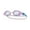 Light Purple Lens / Aqua Pink Strap, variant on Sporti Ripple Racer Jr. Kids' Goggle, Custom Fit, Anti-Fog UV, Shatter-Resistant Bling Design
