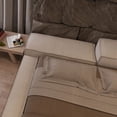 thumbnail image 3 of Minimalist Simple Comfortable Double Bed Nordic Bedroom Furniture Fabric Tatami King Size Bed Frame My Lux Decor Round, 3 of 11