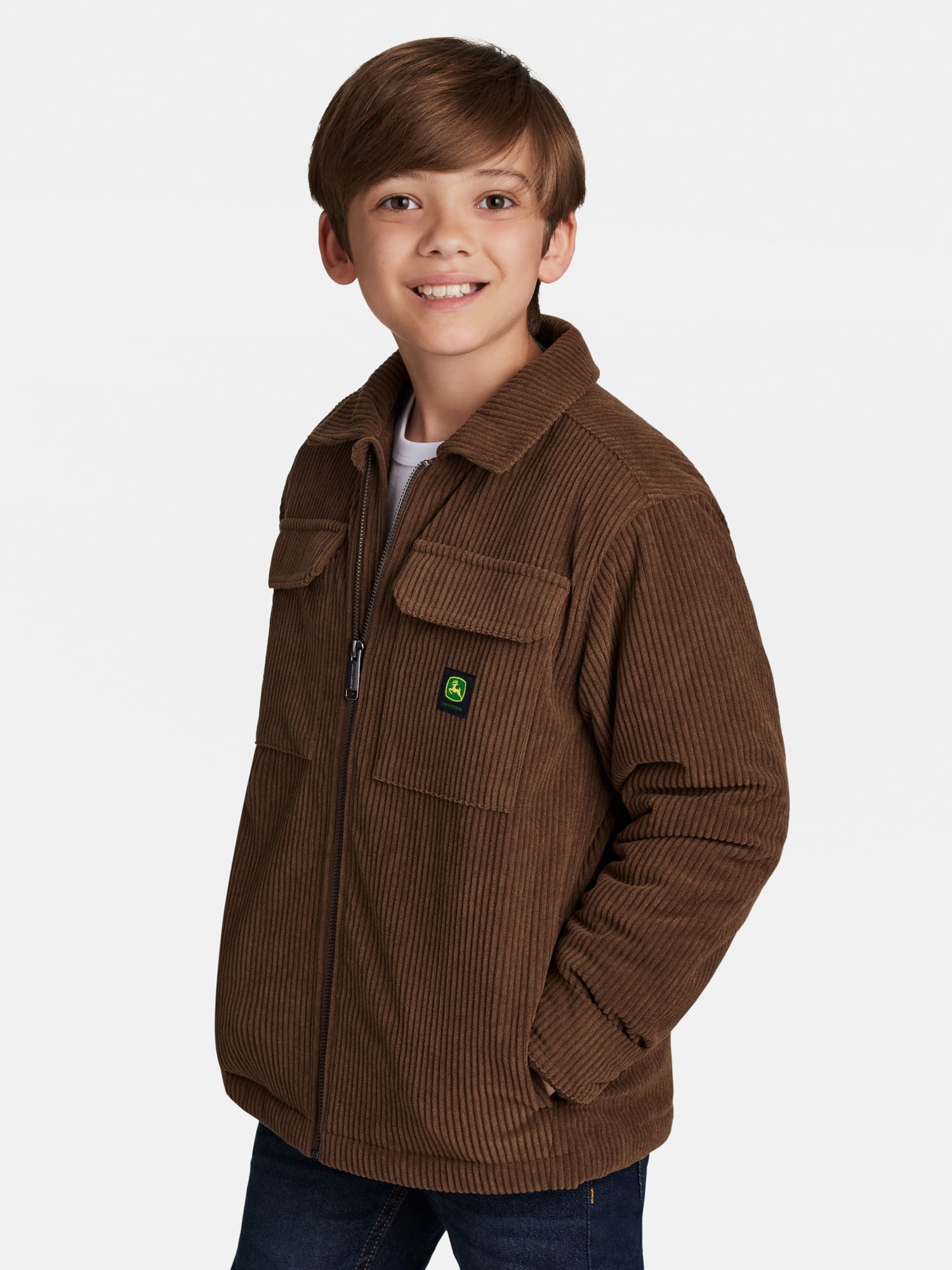 John Deere Boy's Corduroy Tractor Jacket, Sizes 4 - 16