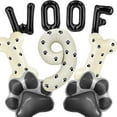 thumbnail image 5 of Dog Themed Balloons - 1st Birthday party decorations,40 "number 1 foil balloons, Paw and bone balloons,WOOF letter balloons, paw print stickers, suitable for pet dog birthday party supplies, 5 of 16