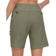 thumbnail image 3 of Little Donkey Andy Women's 9 Inch Inseam Quick Dry Stretch Lightweight Cargo Shorts for Hiking Travel Golf Size XS, 3 of 5