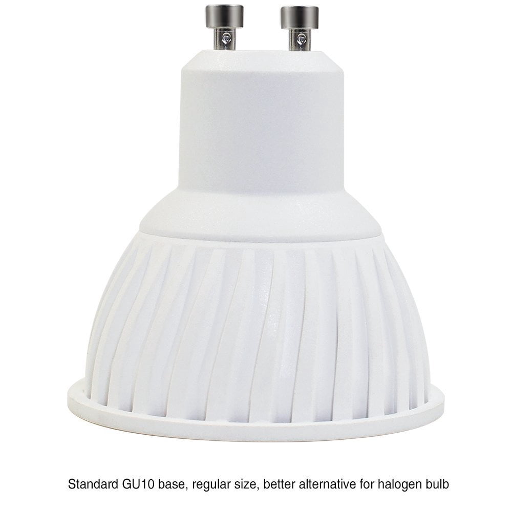 10 Pack 5W (50W Eqv.) GU10 LED Bulb, UL-listed 2700K Soft White LED Spotlight, 36 Degree Beam Angle GU10 Base for Home, Recessed, Accent, Landscape, Track Lighting, Non-Dimmable