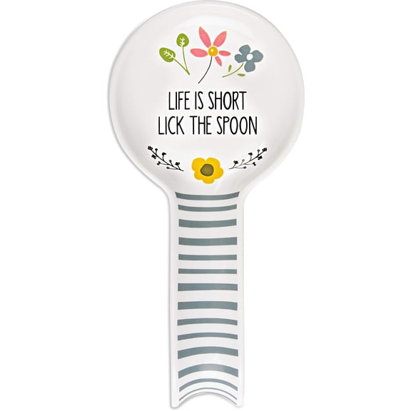 Pavilion Gift Company Spoon Rest, One Size, White