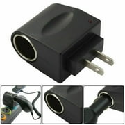 Simyoung Car Cigarette Lighter Adapter Converter 110V-220V AC Wall Power to 12V DC Converter Socket Adapter