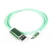 Quiet Bay LED Green Glowing Micro USB Cables Compatible with Xbox/Playstation Controllers and Much More!