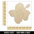 thumbnail image 2 of Hibiscus Hawaii Tropical Flower Wood Shape Unfinished Piece Cutout Craft DIY Projects - 6.25 Inch Size - 1/8 Inch Thick, 2 of 7