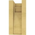 thumbnail image 4 of 4"W x 4"D x 8"H Wide Viola Rough Cedar Woodgrain TimberThane Corbel, Primed Tan, 4 of 6