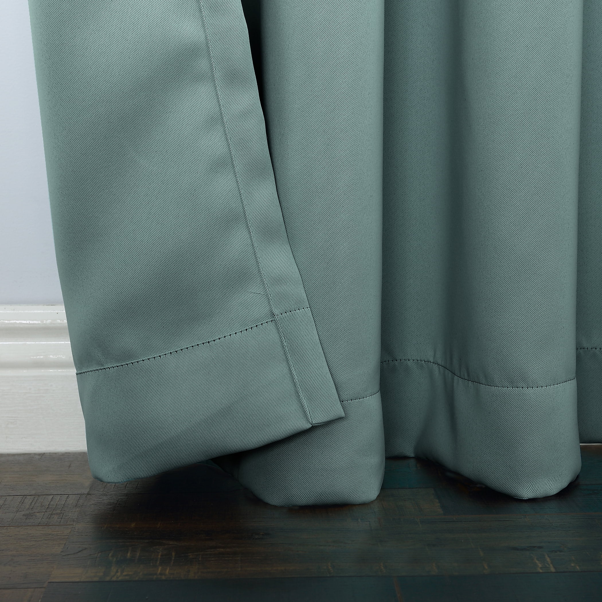Sun Zero Conrad Extra-Wide Blackout Sliding Patio Door Curtain Panel, 100"X84", Mineral