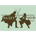 thumbnail image 2 of Girl's Star Wars: Obi-Wan Kenobi Darth Vader Vs. Obi-Wan Kenobi  Graphic Tee Mint Large, 2 of 4