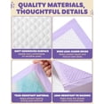 thumbnail image 5 of Cat Pee Pads - Leak-Resistant Disposable Litter Box Liners for Cats, 12 x 17.5 Inch, 40 Count Unscented Absorbent Pet Care Mats, 5 of 8