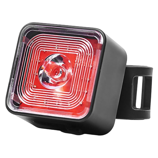 Luz de bicicleta recargable por USB, lámpara de conducción nocturna con sensor de freno para bicicleta E105S trasero