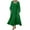 Green, variant on Breaise Plus Size Dresses for Women 2024 Summer Dresses Solid Scoop Neck Long Sleeve Shirts Dresses Basic Loose Fit Pockets Maxi Dresses Flowy Spring Summer Work Dresses Blue XXL