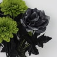 thumbnail image 4 of Mainstays 17.5'' Artificial floral Green Dahlia Bush.Green & Black,Decoration, 4 of 5