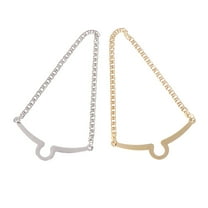 Men's Metal Classic Tie Chain Necktie Tie Clips Link Chain for Birthdays Gift