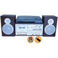 thumbnail image 3 of Boytone BT-28SPS Tocadiscos Bluetooth Estilo Clásico con Radio AM/FM, Reproductor de Cassette, Reproductor de CD, 2 Altavoces Estéreo Separados, Grabación de Vinilo, Radio, Cassette a MP3 Ranura SD US, 3 of 5