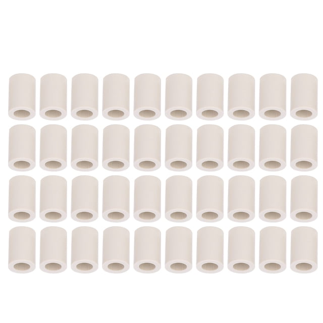 40pcs Fiber Billiards Stick Pool Cue Ferrules Tubes, Replacement Parts Repair Accessories with Portable Lightweight 13mm Interface Diameter, for Billiard Cue Stick