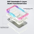 thumbnail image 3 of Funda para Samsung Galaxy Tab A11 de 8,7 pulgadas (2025) y Galaxy Tab A9 de 8,7 pulgadas (2023), resistente, a prueba de golpes, con soporte giratorio de 360° y correa de mano/bandolera, 3 of 9