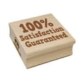 thumbnail image 1 of 100 Percent Satisfaction Guaranteed Square Rubber Stamp Stamping Scrapbooking Crafting - Small 1.25in, 1 of 7