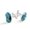 Color 2, variant on Men's Classic Stainless Steel, Blue Pineapple Pattern Cufflinks Business Wedding Shirts, Silver