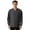 Gray, variant on Kosheko Men's V-Neck Notch-Collar Ribbed-Knit Shirt, Cozy Warm Fabric for weekend errands Gray L