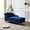Navy Blue, variant on Pink Chaise Lounge with Storage and Round Pillow / Create a Cozy Relaxing Spot