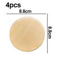 thumbnail image 2 of Posavasos para bebidas, posavasos para mesa de café, se adaptan a todo tipo de tazas, mesa de madera, posavasos rústicos de granja son perfectos para decoración del hogar, regalo de inauguración de, 2 of 5