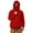 Wine, variant on Mens Balaclava Hoodie Winter Double Hooded Zip Jacket Loose Fit Zip Up Fashion Hoodies Jacket Fleece-Lined Hoodie with Built-In Balaclava Wind-Resistant Streetwear Sweatshirt with Ski Mask