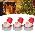 thumbnail image 3 of Velas de Santa de Navidad, Múltiples Usos de 3 PCS Luces de Té Velas Románticas para La Fiesta, 3 of 7