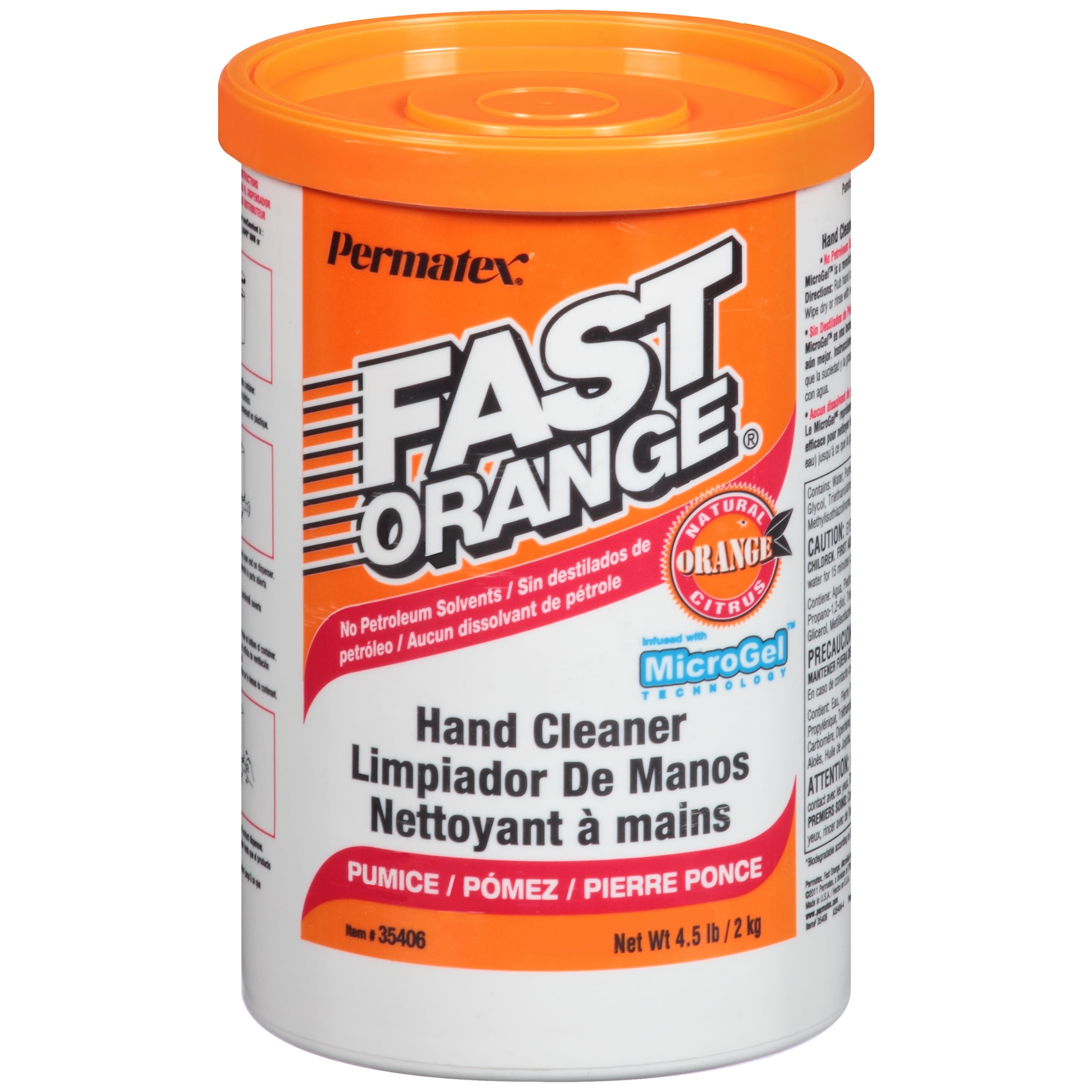 Fast Orange® Natural Orange Citrus Hand Cleaner Pumice 4.5 lb.