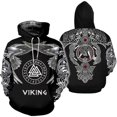 thumbnail image 1 of Viking Warrior Cosplay disfraz tatuaje nuevo pulóver chándal Casual colorido estampado 3D cremallera/Sudadera con capucha/sudadera/chaqueta/Unisex12XXL Deng Xun unisex, 1 of 2