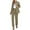 Khaki, variant on Sentmoon Two Piece Sets for Women Dressy Blazer for Women and Dress Pants Plus Size Lapel Collar Suit Jackets Loose Solid Color Long Sleeve Tops with Pockets for Cozy Lounge at Home