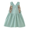 thumbnail image 2 of WEAIXIMIUNG Toddler Girls Sleeveless Easter Cartoon Rabbit Printed Princess Dress 80, 2 of 4