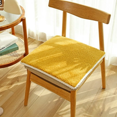 

Yishangzhng Seat Cushion Chair Cushions Thicken Soft Student Seat Pad Winter Warm Office Chair Sit Mat Non-Slip Plush Stool Cushions Bathroom Sets Home Workout Equipment
