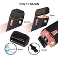 thumbnail image 5 of Afeitadora eléctrica RED Pro de lámina de titanio con o sin cable para hombre, potente afeitadora recargable por USB-C, hasta 170 minutos de autonomía, silenciosa, duradera y portátil (negro mate), 5 of 5