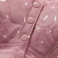 thumbnail image 5 of Amidoa Front-Close Bras for Older Women Pink Nursing Cotton Embroidered Bra Brasiers Women S, 5 of 5