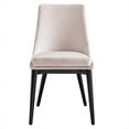 thumbnail image 6 of Modway Viscount 19" Modern Performance Velvet Dining Chair in Black/Blue, 6 of 9