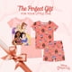 thumbnail image 2 of Conjunto de pijama Disney Princess Selfie para niñas, 4 piezas, algodón 3T, 2 of 6