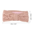 thumbnail image 4 of Unique Bargains 1 Pce Bandeau Confortable Tricoté Rose, 4 of 6
