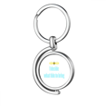 thumbnail image 1 of Decidí traer algo. Rotating keychain Metal Keyring Holder, 1 of 2