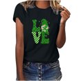 thumbnail image 2 of Pntutb blusas sueltas casuales con estampado interesante y cuello redondo para mujer Pntutb Pntutb-4653, 2 of 6