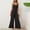 Black, variant on Women Jumpsuits Formal Sleeveless Baggy Long Pants Spaghetti Strap One Piece Jumpsuits V Neck Baggy Overalls Going Out Beach Summer Rompers XL