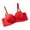Red Everyday bra for WOMEN, variant on ATOYSOY Everyday Bra Daily Solid Color Breathable Push Up Underwear Seamless Workout Girls Teens Smoothing Comfy Bra Beige